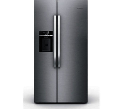 GRUNDIG  GSBS13310X American-Style Fridge Freezer - Stainless Steel
